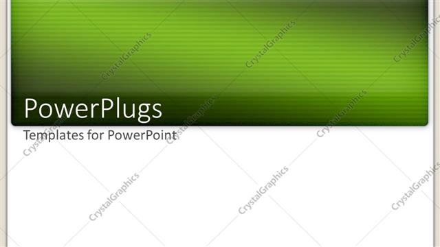  Presentation with simple business - Simple white and green background cube?