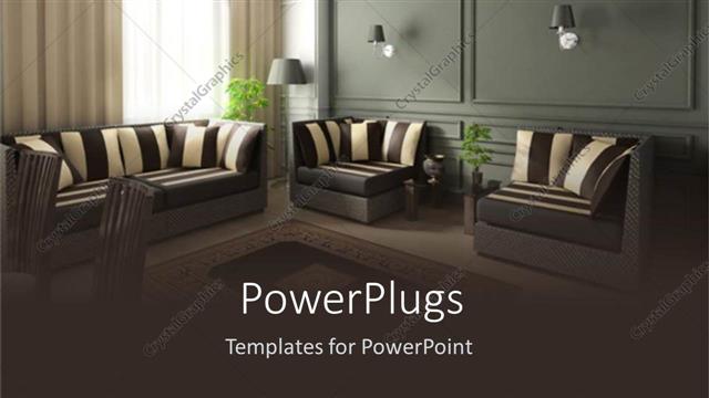  Presentation with lamps - Sitting room, couches, chairs, lamps, large window