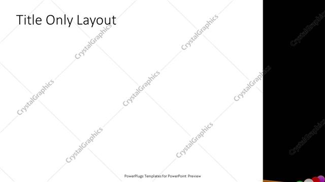 Title Only presentation slide layout