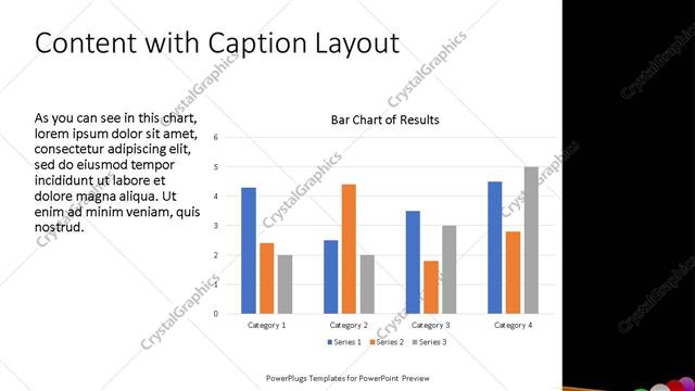 Content with Caption presentation slide layout
