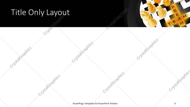 Title Only presentation slide layout