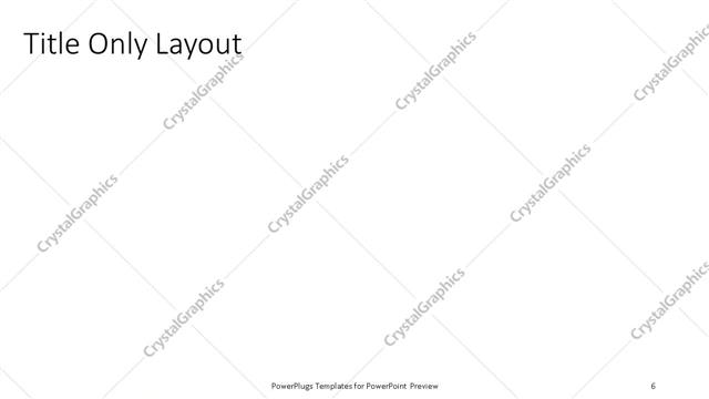 Title Only presentation slide layout