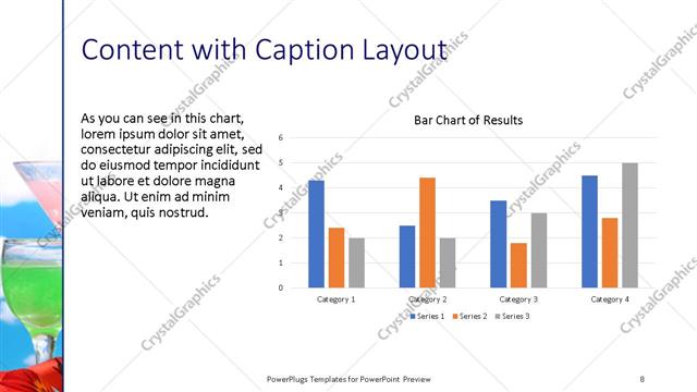Content with Caption presentation slide layout