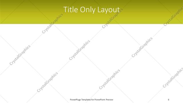 Title Only presentation slide layout