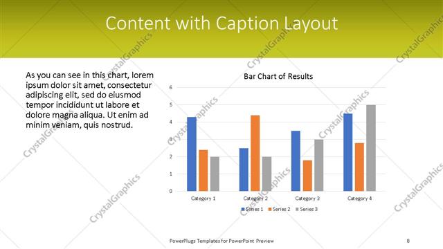 Content with Caption presentation slide layout