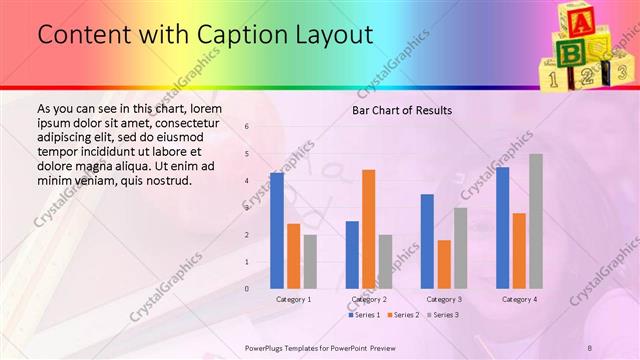 Content with Caption presentation slide layout