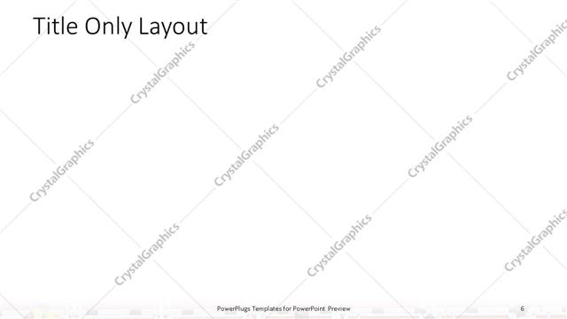 Title Only presentation slide layout