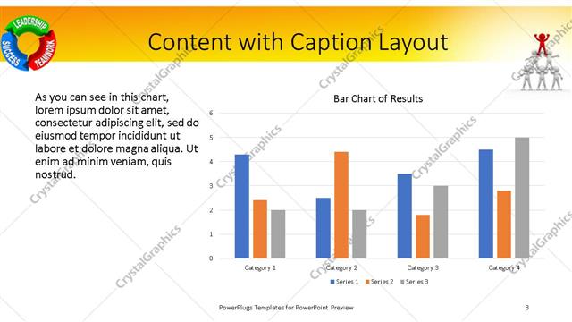 Content with Caption presentation slide layout