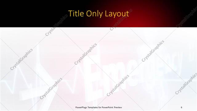 Title Only presentation slide layout