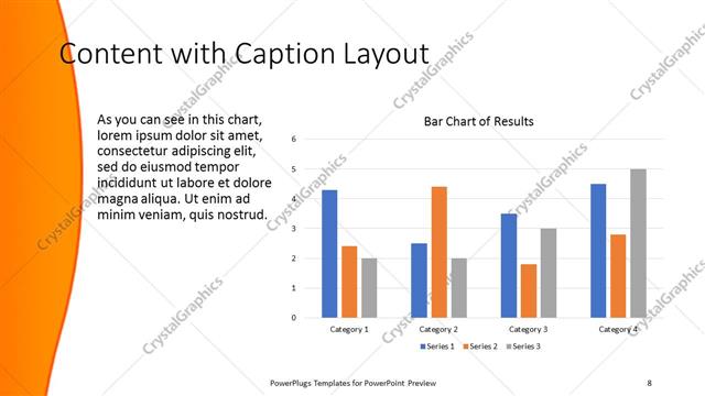 Content with Caption presentation slide layout