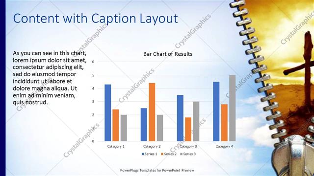 Content with Caption presentation slide layout