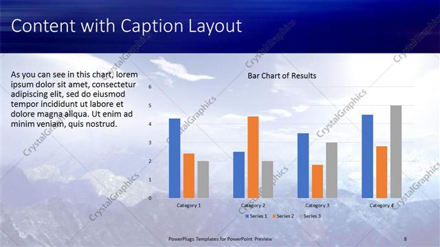 Content with Caption presentation slide layout