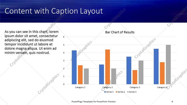 Content with Caption presentation slide layout