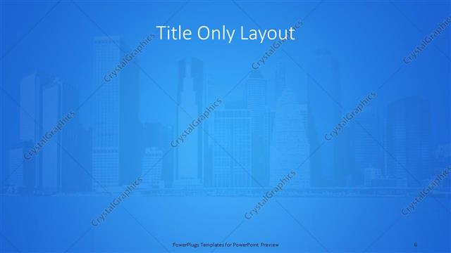 Title Only presentation slide layout