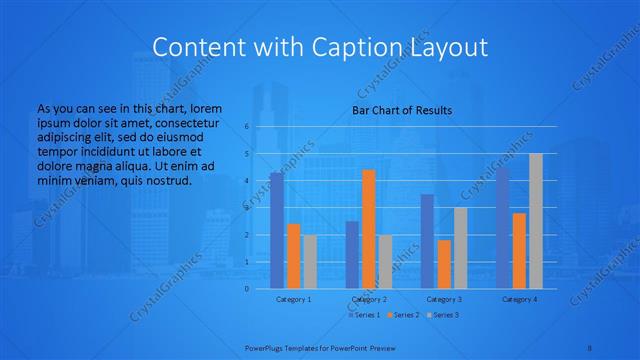 Content with Caption presentation slide layout