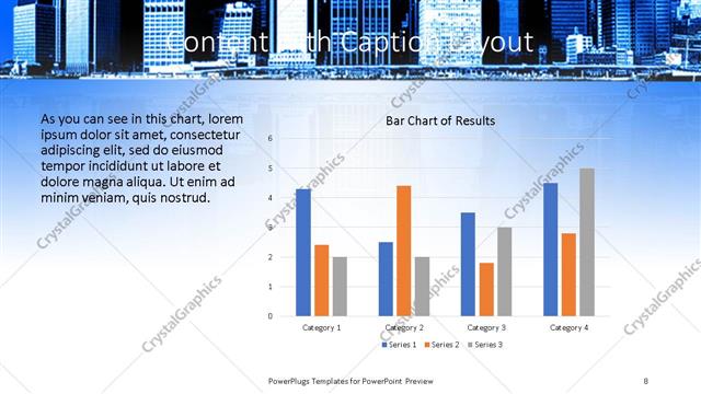 Content with Caption presentation slide layout