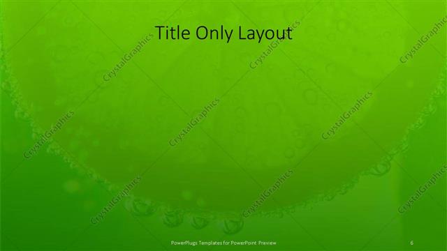 Title Only presentation slide layout