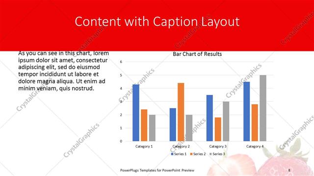 Content with Caption presentation slide layout