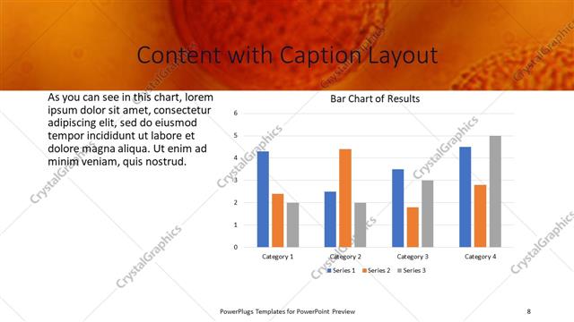 Content with Caption presentation slide layout