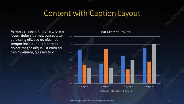 Content with Caption presentation slide layout