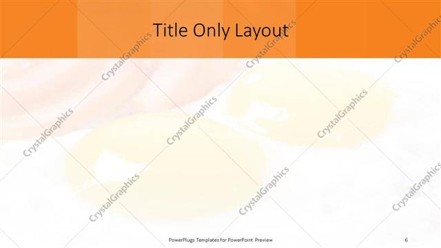 Title Only presentation slide layout