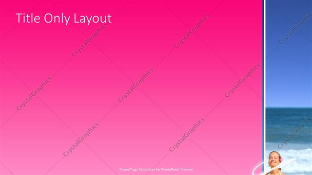 Title Only presentation slide layout