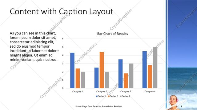 Content with Caption presentation slide layout