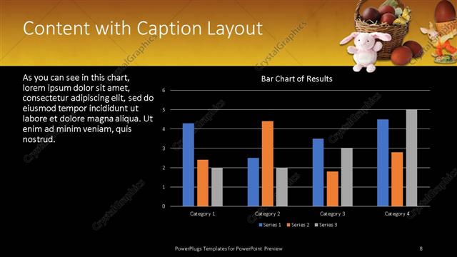 Content with Caption presentation slide layout