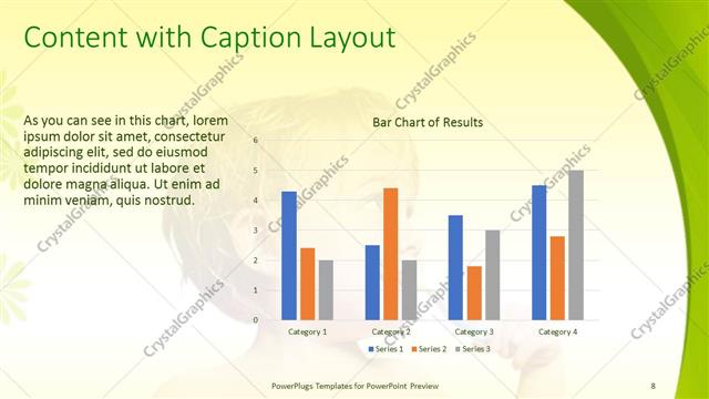Content with Caption presentation slide layout