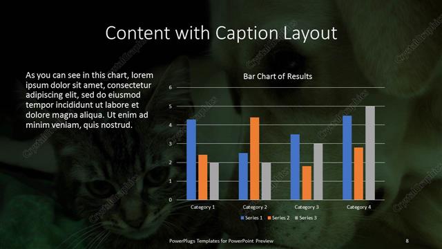 Content with Caption presentation slide layout