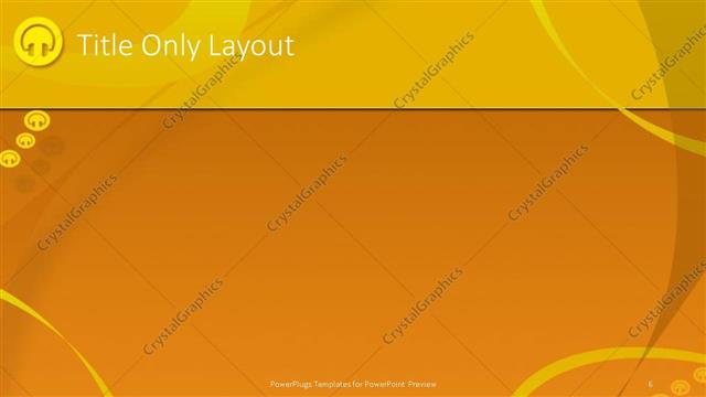 Title Only presentation slide layout