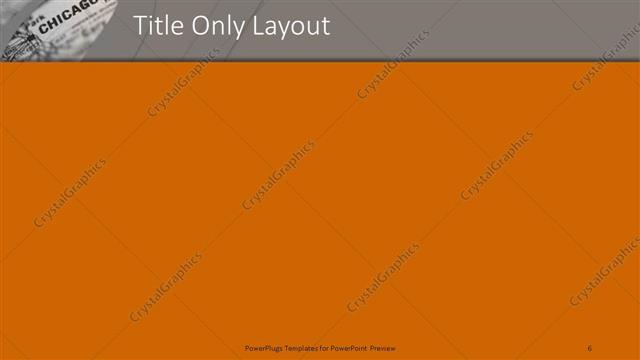 Title Only presentation slide layout