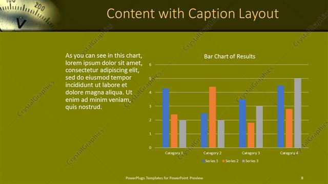 Content with Caption presentation slide layout