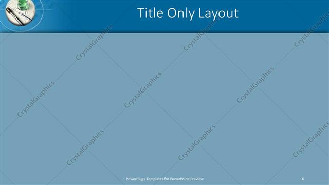 Title Only presentation slide layout