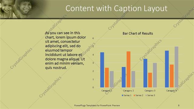 Content with Caption presentation slide layout