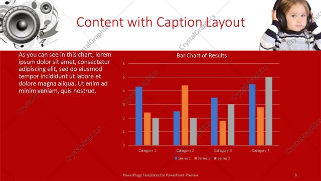 Content with Caption presentation slide layout