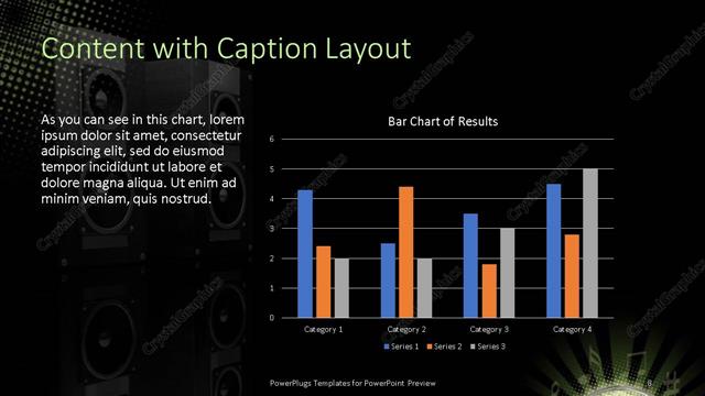 Content with Caption presentation slide layout