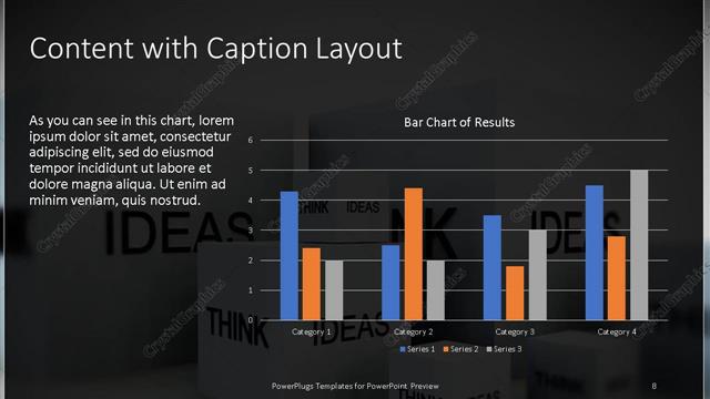 Content with Caption presentation slide layout