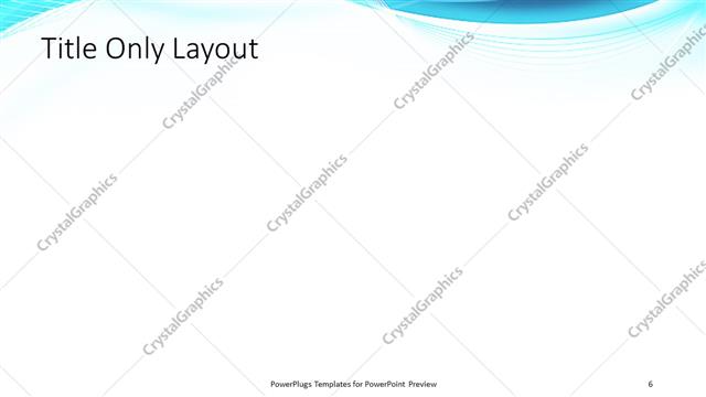 Title Only presentation slide layout