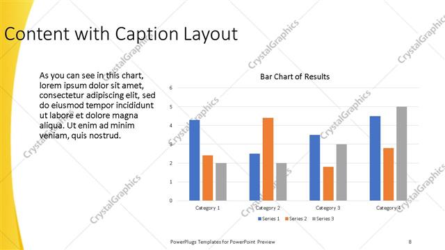 Content with Caption presentation slide layout