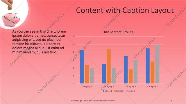 Content with Caption presentation slide layout
