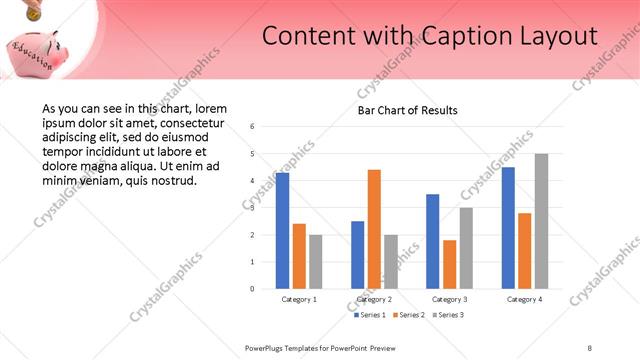 Content with Caption presentation slide layout