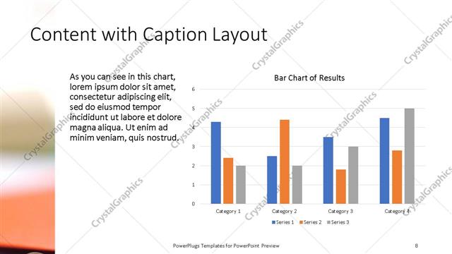Content with Caption presentation slide layout