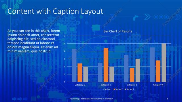 Content with Caption presentation slide layout
