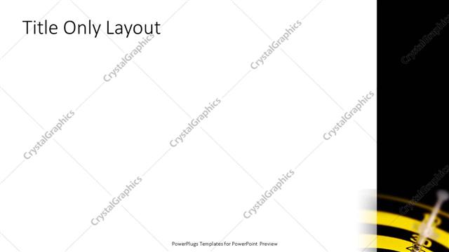 Title Only presentation slide layout