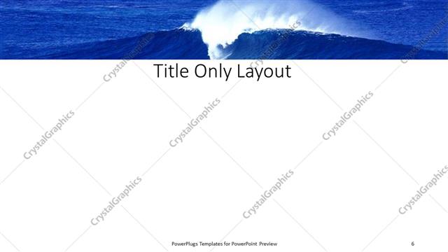 Title Only presentation slide layout
