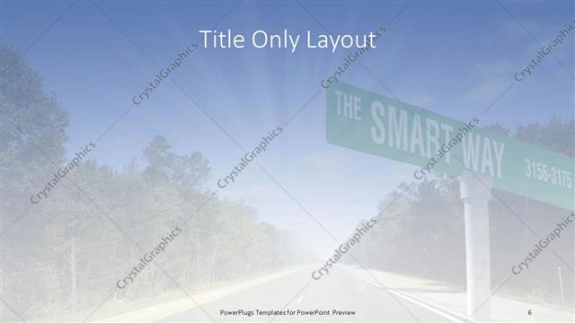 Title Only presentation slide layout