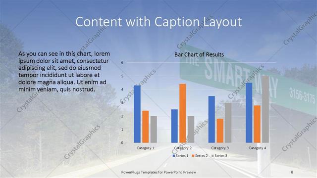 Content with Caption presentation slide layout