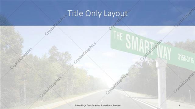 Title Only presentation slide layout