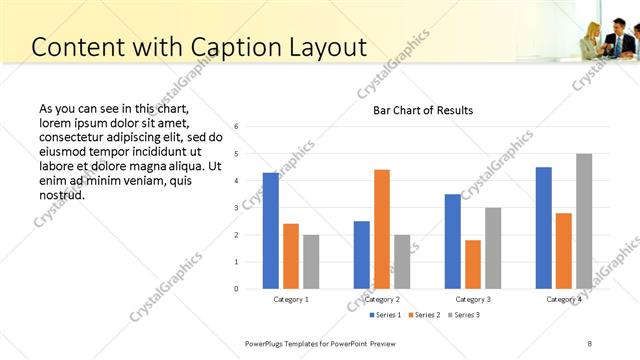 Content with Caption presentation slide layout